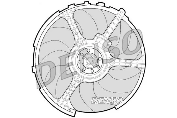 Radyatör Fan ve Motoru  Abarth Stilo (192)(2001->)  DENSO DER09063