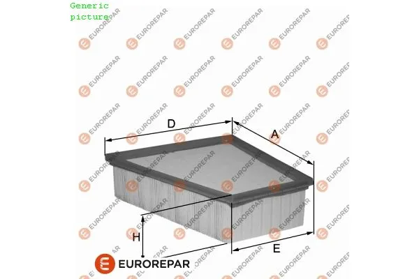 Hava Filtresi  Nissan NV250 Kapalı kasa (09.2019->)  EUROREPAR 1680332780