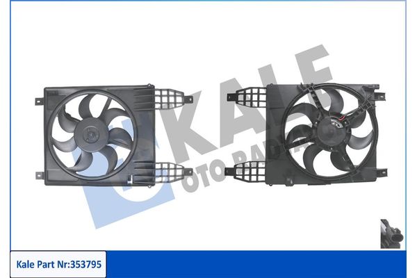 Radyatör Fan ve Motoru  Chevrolet Aveo Sedan (2006->)  SWAPP 86122