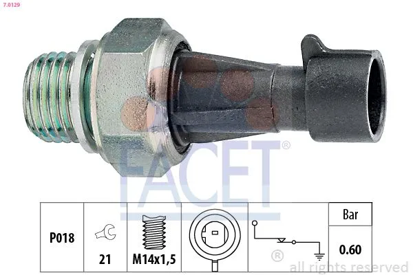 Yağ Müşürü  Fiat Ducato P.Van, Geniş Hacim 35 (06.2006->)  FACET 7.0129