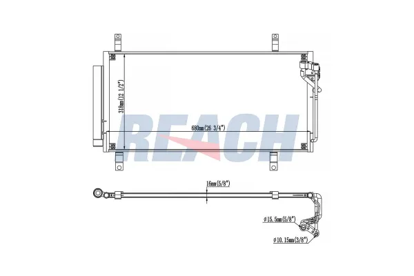Klima Radyatörü  BSG 55-525-004