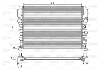 Su Radyatörü  VALEO 734805  A2115001302 2115000102 2115001302 A2115000102 2115003702