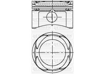 Piston (70.80MM-0.60)  YENMAK 31-04287-060  46744125