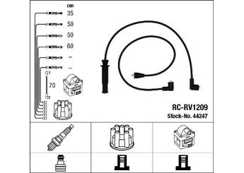 Buji Kablosu  NGK 44247  GHT272