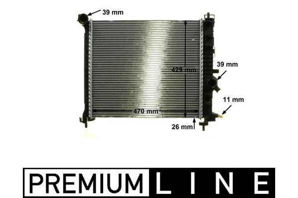 Su Radyatörü  Chevrolet Aveo HB (2008->)  MAHLE CR 1189 000P