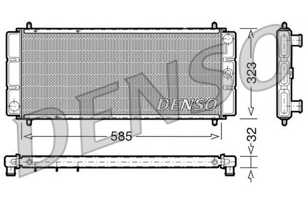 Su Radyatörü  DENSO DRM24011