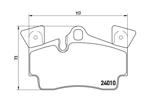 Fren Disk Balata Arka Audi Q7 (4L)(03.2006->)  MAGNETI MARELLI 363700485088