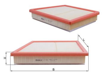 Hava Filtresi  MAHLE LX 4060  13718513944 13718692202 13 71 8 692 202 13717619267 7619267 8513944 8692202