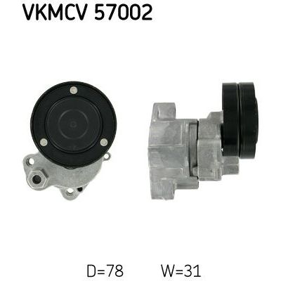 Vantilatör Kayış Gergi Rulmanı  SKF VKMCV 57002