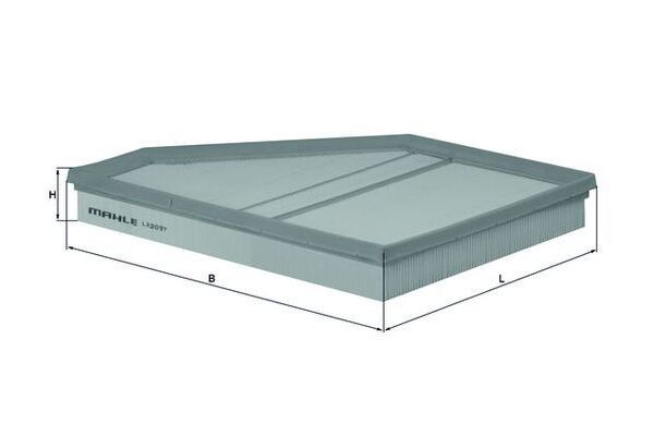 Hava Filtresi  BMW X5 Serisi (E70)(07.2007->)  MAHLE LX 2097
