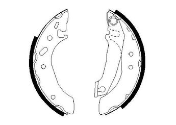 Fren Pabuçlu Balata Arka RECOVER 18016  986487240