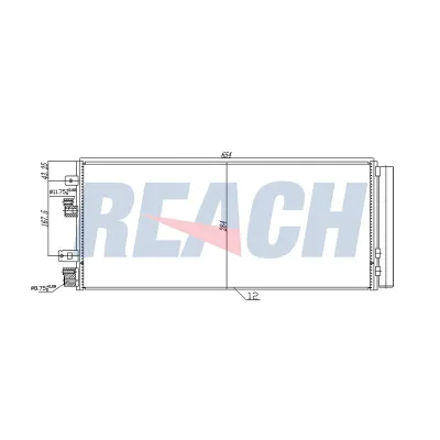 Klima Radyatörü  VEKA 43-3237