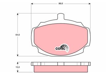 Fren Disk Balata Ön VALEO 670264  GBP202 GBP256