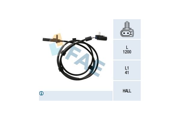 Abs Sensörü Arka Sol FAE 78258