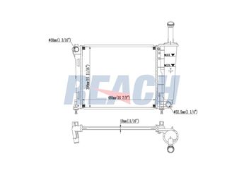 Su Radyatörü  ORİS MPE549023  51934449 1559504 51787115 9S518005BA