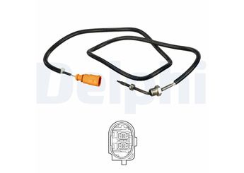 Egzoz Sıcaklık Sensörü  DELPHI TS30264  70906088P 70906088AF 070906088AF 070906088P