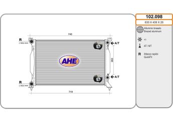 Su Radyatörü  KRAFTVOLL 08040135  8E0121251AQ 8E0121251B 8E0121251L
