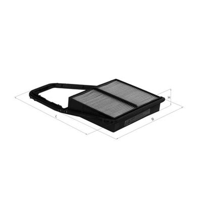 Hava Filtresi  Honda Civic Coupe (EM2)(01.2001->)  MAHLE LX 1689