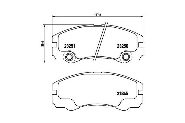 Fren Disk Balata Ön Opel Frontera B (1998->)  MAGNETI MARELLI 363700459033