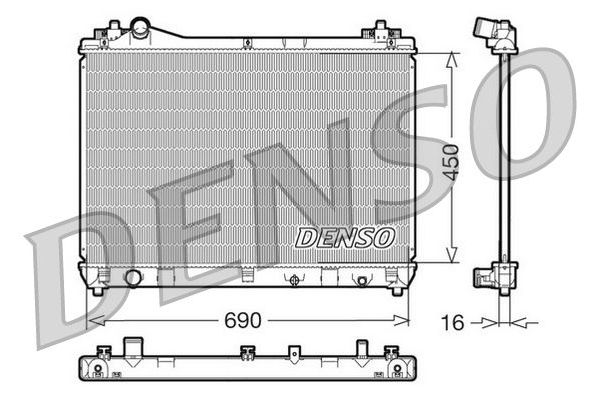 Su Radyatörü  DENSO DRM47011