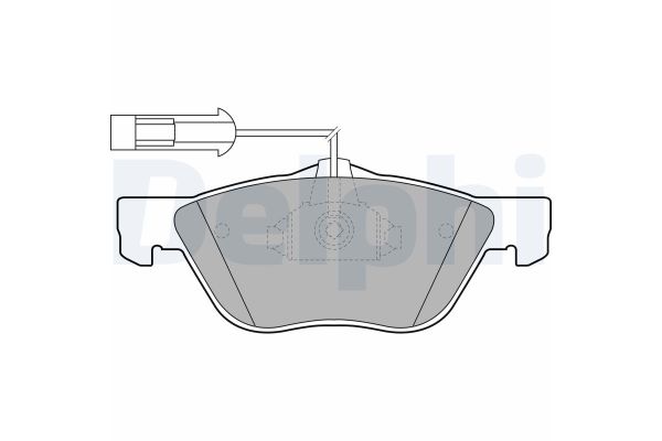 Fren Disk Balata Ön Fiat Marea (185) 4 Kapı (1996->)  DELPHI LP1686