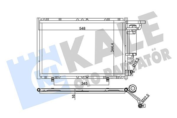 Klima Radyatörü  KALE 342520