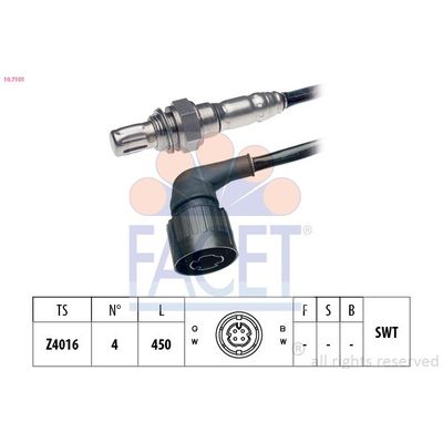 Oksijen (Lambda) Sensörü  FACET 10.7101