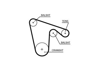 Triger Kayışı  GATES 5621XS  7722331