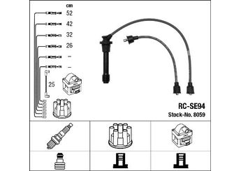 Buji Kablosu  NGK 8059  3370056B20A00 33700-56B20-A00 3371058B20 33710-58B20