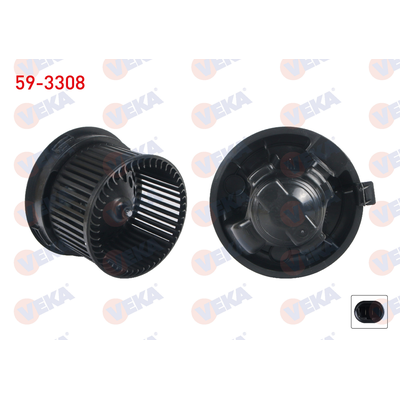 Kalorifer Motoru  Peugeot 207 SW (07.2007->)  VEKA 59-3308