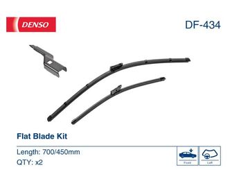 Silecek Süpürgesi Ön  700/450 mm - 28/18 inç SILBAK SB2818C2  89A998002 89A 998 002 5LA998001 5LA 998 001 11B998002 11B 998 002