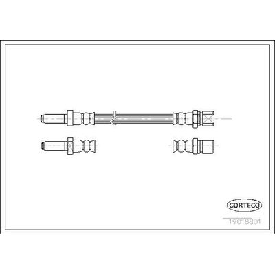 Fren Hortumu Arka Sağ veya Sol CAVO C901 202A