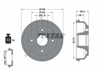Kampana Arka Sağ veya Sol FEBI BILSTEIN 199950  432008052R 43 20 080 52R