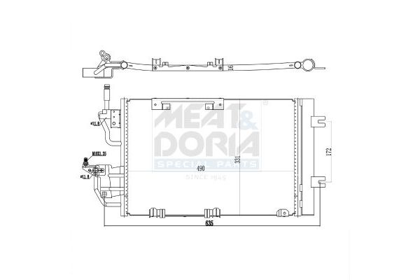 Klima Radyatörü  BEHR AC 400 000P