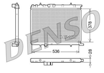 Su Radyatörü  DENSO DRM07021  DRM07021 1330F7
