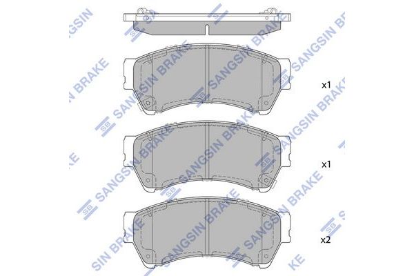 Fren Disk Balata Ön SANGSIN SP1475