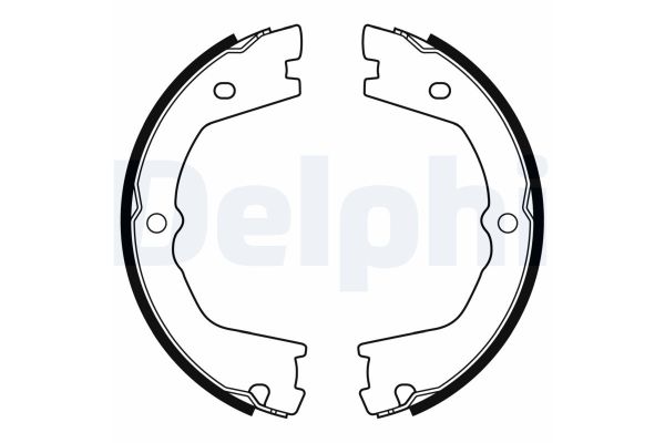 Fren Pabuçlu Balata Arka Iveco Daily Şasi (Kasasız)(1999->)  DELPHI LS2178