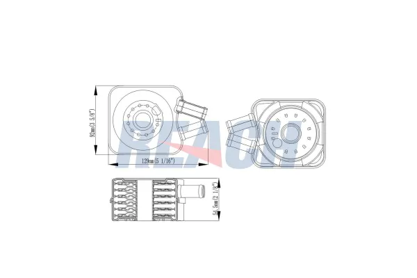 Motor Yağ Soğutucu  Volkswagen Typ 2 T3 Transporter P.Van/Minibüs (01.1979->2012)  BROM VW5001