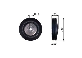 Krank Kasnak  GATES TVD1043  7700100882 7700100883 7700104292