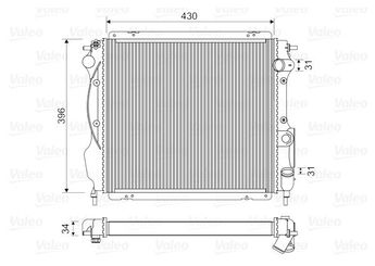 Su Radyatörü  VALEO 730182  7700806576 7701806576