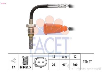 Egzoz Sıcaklık Sensörü  NGK 90548  59906088K 059 906 088 K