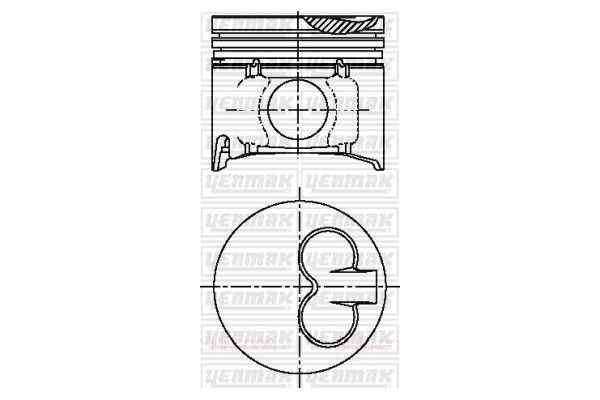 Piston (93.00MM-STD)  YENMAK 31-03985-000