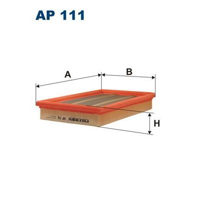 Hava Filtresi  Mazda MX-5 (NA)(09.1989->)  FILTRON AP 111