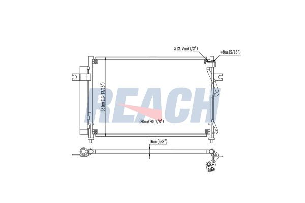 Klima Radyatörü  ORİS CHY130016