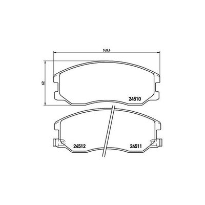 Fren Disk Balata Ön Opel Antara (2006->)  MAGNETI MARELLI 363700410003