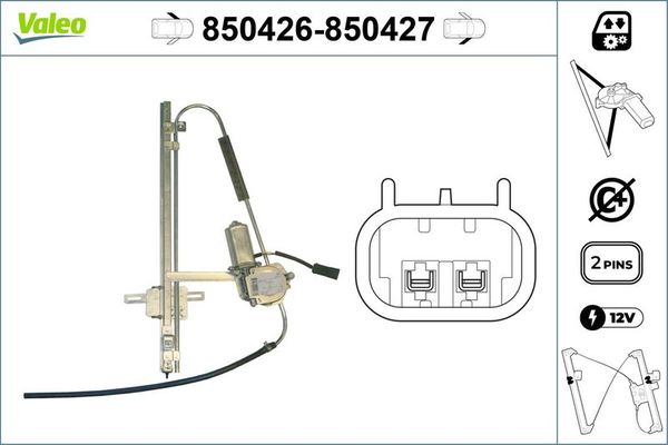 Cam Krikosu Ön Sol VALEO 850426