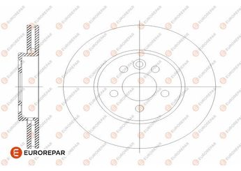 Fren Disk Ayna Ön Sağ ve Sol EUROREPAR 1642759880  1642759880 SDB100940 GBD90844