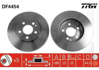 Fren Disk Ayna Ön Sağ ve Sol FRENBU 24838  A1694210212 1694210212 169 421 02 12 1694211112 169 421 11 12 A 169 421 02 12 A1694211112 A 169 421 11 12