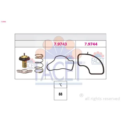 Termostat  Fiat Egea (357) HB / CROSS (2016->)  FROW 194.1405.001