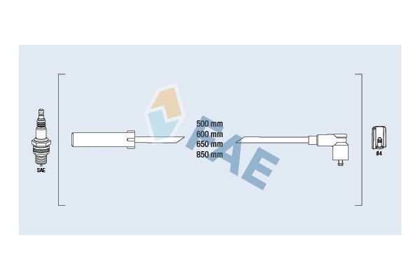 Buji Kablosu  Peugeot 605 (08.1989->)  PSA ORJINAL 5967N1